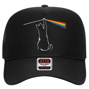 Cat Rock Music High Crown Mesh Back Trucker Hat