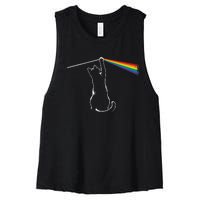 Cat Rock Music Women's Racerback Cropped Tank