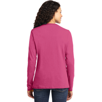 Colorful Retro Mental Health Matters Ladies Long Sleeve Shirt