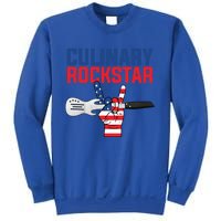 Culinary Rockstar Merica Flag Funny Chef Cook Culinary Lover Gift Sweatshirt