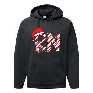 Christmas Registered Nurse Performance Fleece Hoodie