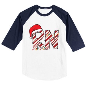 Christmas Registered Nurse Baseball Sleeve Shirt