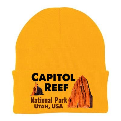 Capitol Reef National Park Travel Utah Usa Earth Explorer Funny Gift Knit Cap Winter Beanie