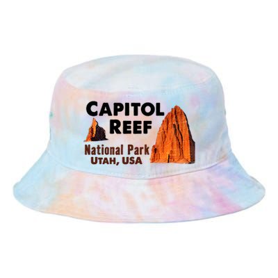 Capitol Reef National Park Travel Utah Usa Earth Explorer Funny Gift Tie Dye Newport Bucket Hat