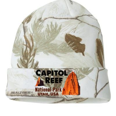 Capitol Reef National Park Travel Utah Usa Earth Explorer Funny Gift Kati Licensed 12" Camo Beanie