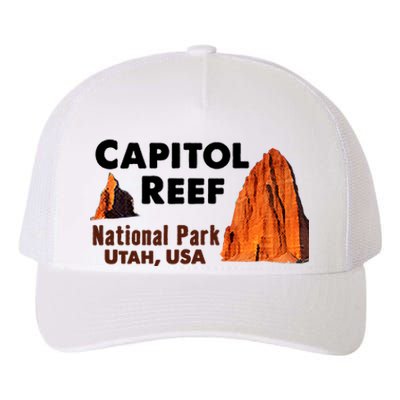 Capitol Reef National Park Travel Utah Usa Earth Explorer Funny Gift Yupoong Adult 5-Panel Trucker Hat