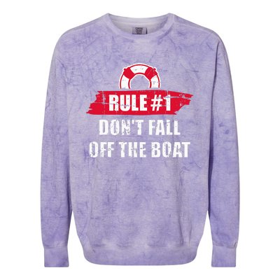 Cruise Rule Number Colorblast Crewneck Sweatshirt