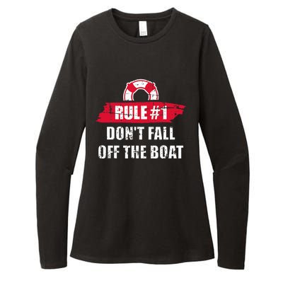 Cruise Rule Number Womens CVC Long Sleeve Shirt