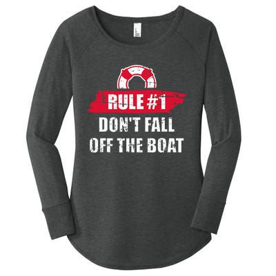 Cruise Rule Number Women's Perfect Tri Tunic Long Sleeve Shirt