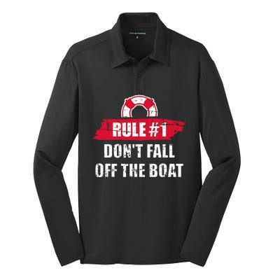 Cruise Rule Number Silk Touch Performance Long Sleeve Polo