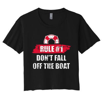 Cruise Rule Number Women's Crop Top Tee