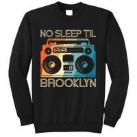 Cool Retro No Sleep Til Brooklyn Old School Portable Stereo Sweatshirt