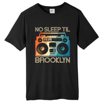 Cool Retro No Sleep Til Brooklyn Old School Portable Stereo Tall Fusion ChromaSoft Performance T-Shirt