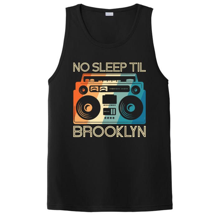 Cool Retro No Sleep Til Brooklyn Old School Portable Stereo PosiCharge Competitor Tank