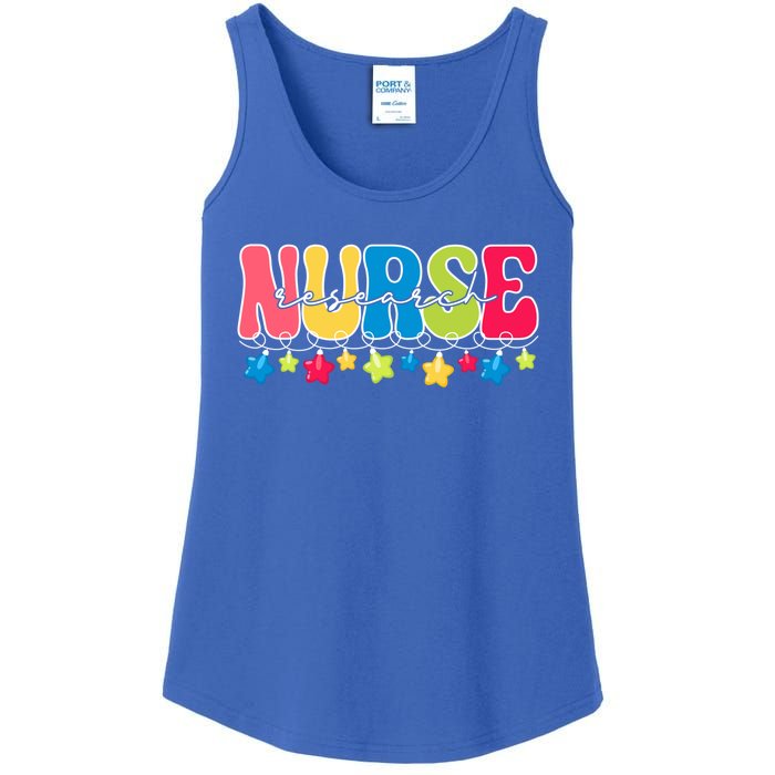 Christmas Research Nurse Funny Gift For Nursing Student Funny Gift Ladies Essential Tank