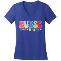 Christmas Research Nurse Funny Gift For Nursing Student Funny Gift Women's V-Neck T-Shirt