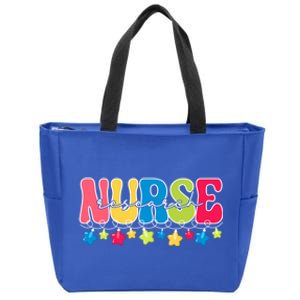 Christmas Research Nurse Funny Gift For Nursing Student Funny Gift Zip Tote Bag