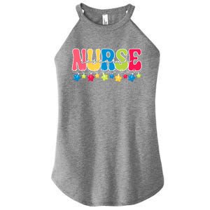 Christmas Research Nurse Funny Gift For Nursing Student Funny Gift Women's Perfect Tri Rocker Tank