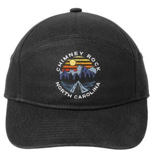 Chimney Rock North Carolina Mountains Vacation Souvenir 7-Panel Snapback Hat