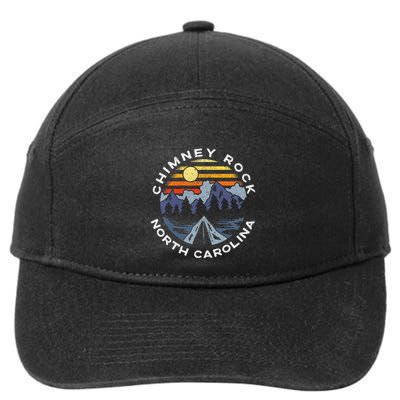 Chimney Rock North Carolina Mountains Vacation Souvenir 7-Panel Snapback Hat