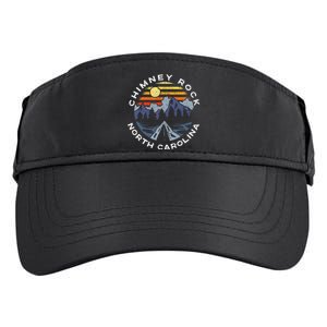 Chimney Rock North Carolina Mountains Vacation Souvenir Adult Drive Performance Visor