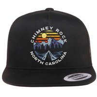 Chimney Rock North Carolina Mountains Vacation Souvenir Flat Bill Trucker Hat