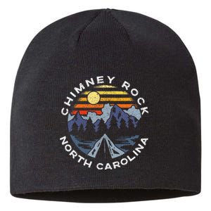 Chimney Rock North Carolina Mountains Vacation Souvenir Sustainable Beanie