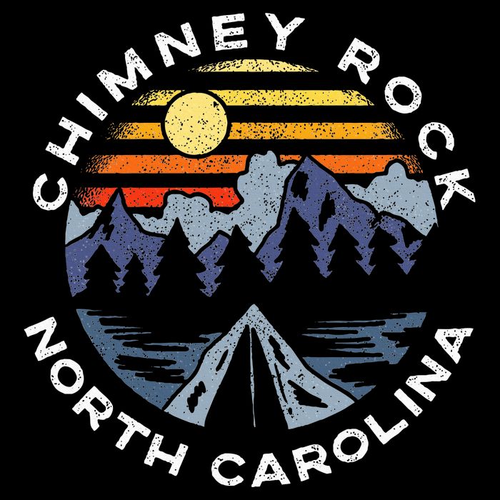 Chimney Rock North Carolina Mountains Vacation Souvenir Bag
