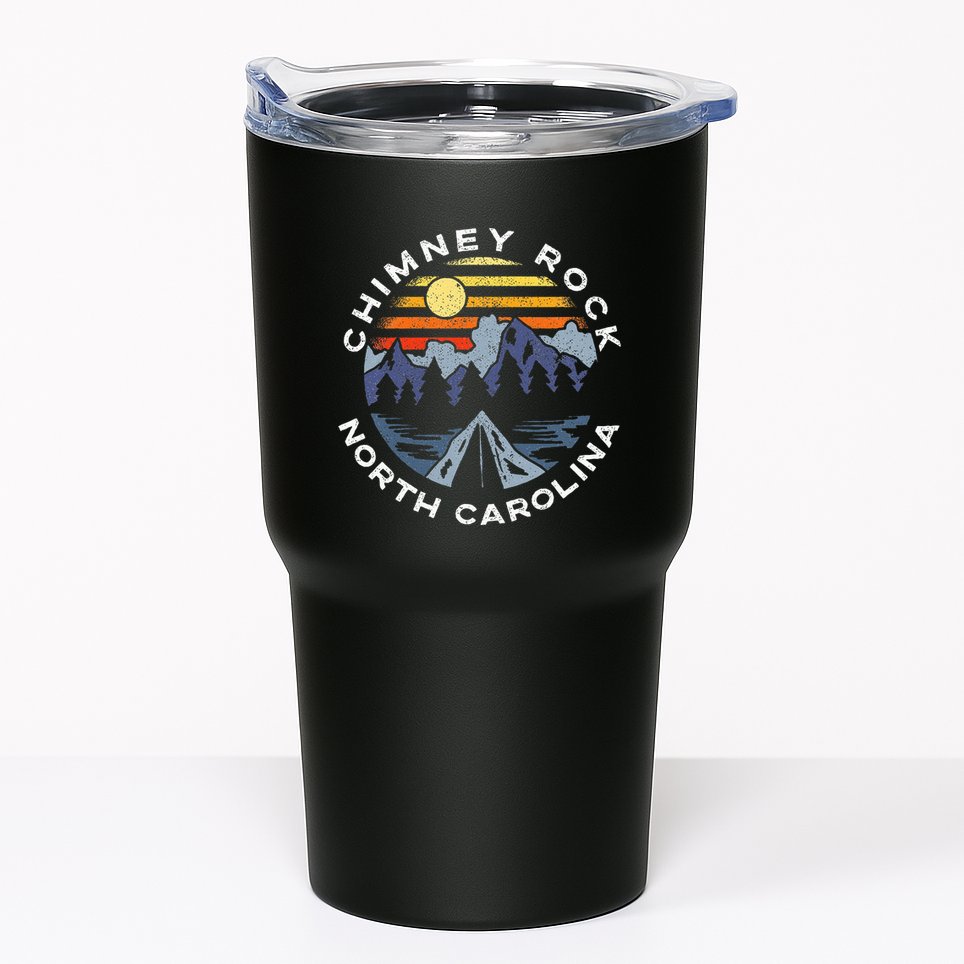 Chimney Rock North Carolina Mountains Vacation Souvenir Tumbler