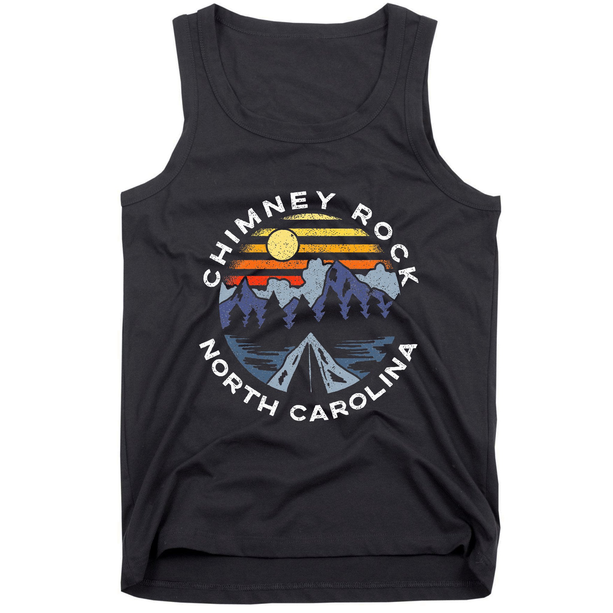 Chimney Rock North Carolina Mountains Vacation Souvenir Tank Top