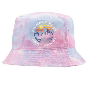 Chimney Rock North Carolina Mountains Vacation Souvenir Tie-Dyed Bucket Hat