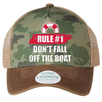 Cruise Rule Number 1 Cool Gift Legacy Tie Dye Trucker Hat