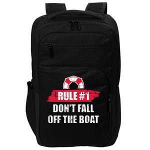 Cruise Rule Number 1 Cool Gift Impact Tech Backpack