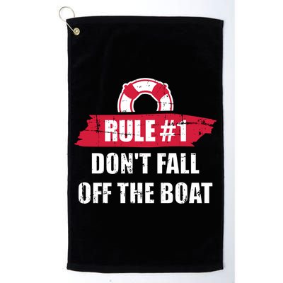 Cruise Rule Number 1 Cool Gift Golf Towel