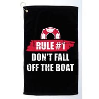 Cruise Rule Number 1 Cool Gift Golf Towel