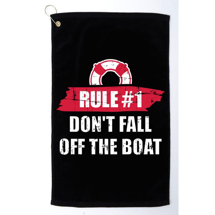 Cruise Rule Number 1 Cool Gift Golf Towel