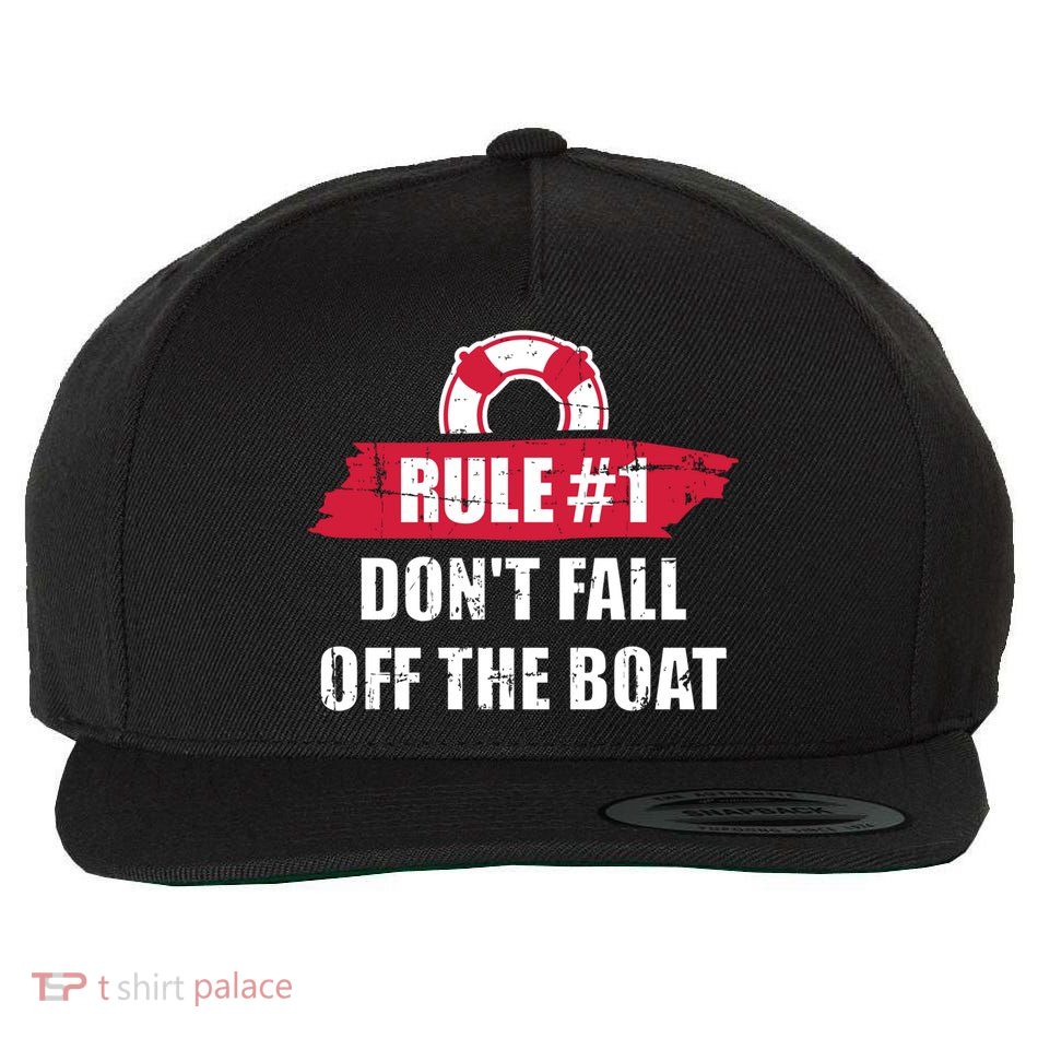 Cruise Rule Number 1 Cool Gift Wool Snapback Cap