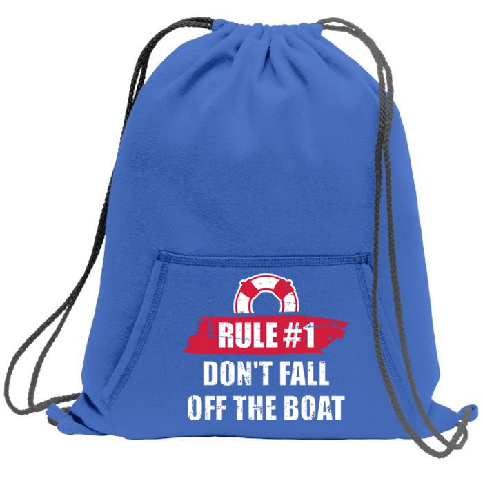 Cruise Rule Number 1 Cool Gift Sweatshirt Cinch Pack Bag