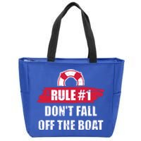 Cruise Rule Number 1 Cool Gift Zip Tote Bag