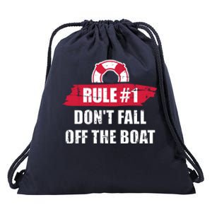 Cruise Rule Number 1 Cool Gift Drawstring Bag