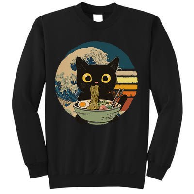 Cat Ramen Noodles Cat Japanese Kawaii Cat Japan Anime Cat Sweatshirt