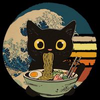Cat Ramen Noodles Cat Japanese Kawaii Cat Japan Anime Cat Tall T-Shirt