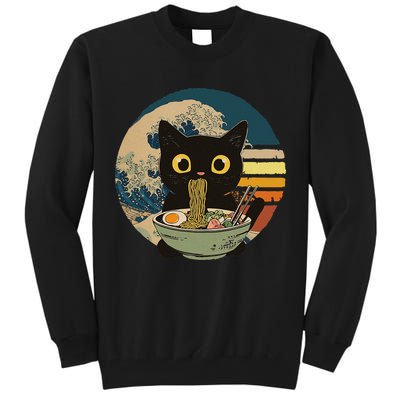 Cat Ramen Noodles Cat Japanese Kawaii Cat Japan Anime Cat Tall Sweatshirt