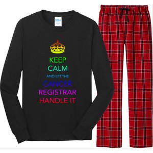 Cancer Registrar National Cancer Registrars Week Gift Long Sleeve Pajama Set