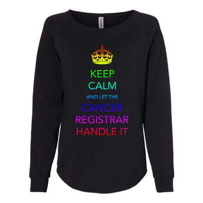 Cancer Registrar National Cancer Registrars Week Gift Womens California Wash Sweatshirt