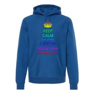 Cancer Registrar National Cancer Registrars Week Gift Premium Hoodie