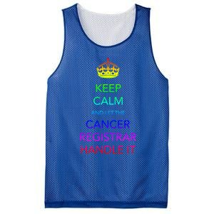 Cancer Registrar National Cancer Registrars Week Gift Mesh Reversible Basketball Jersey Tank