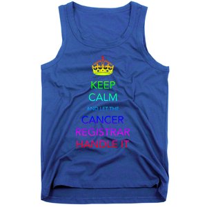 Cancer Registrar National Cancer Registrars Week Gift Tank Top