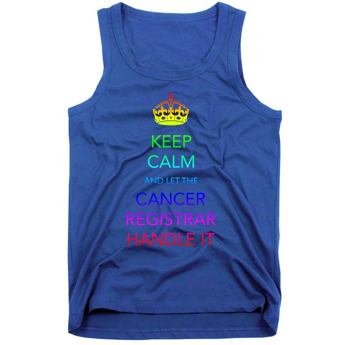 Cancer Registrar National Cancer Registrars Week Gift Tank Top