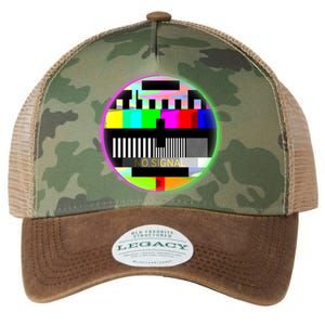 Cool Retro No Tv Signal Legacy Tie Dye Trucker Hat